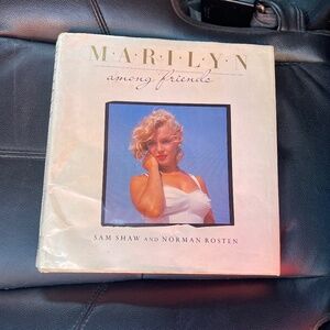 Marilyn Monroe Art with Blue and White Accents